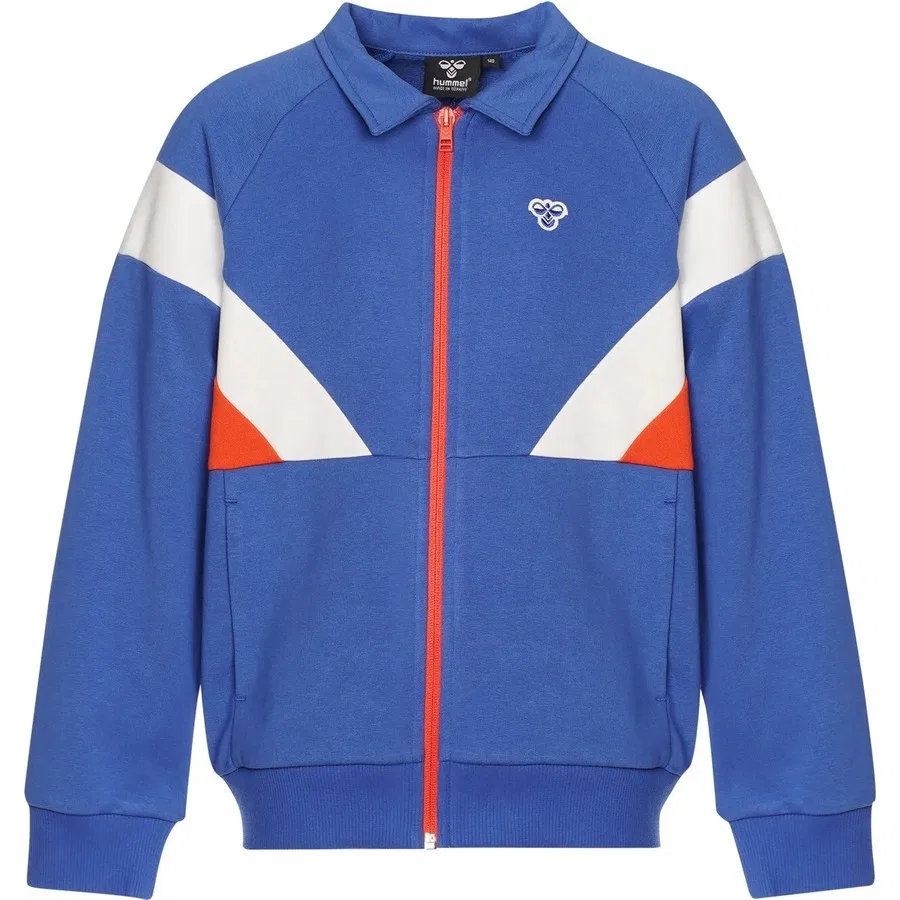 Детская спортивная куртка с молнией Hmllaura Zıp Jacket Hummel, Dazzling Blue — фото 2
