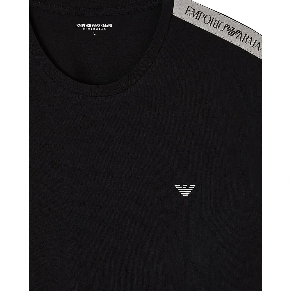 Мужская футболка с коротким рукавом EM000384_AF20669 Emporio armani, Black — фото 2