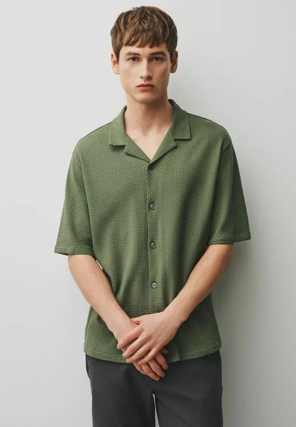 Комплект из 3 футболок с отложным воротником Next, Navy, Olive Green, Rose Pink, темно-синий/зеленый/розовый — фото 2