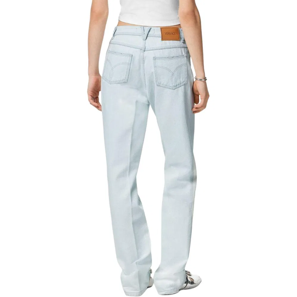 Джинсы женские, Light Blue, VERSACE — фото 4