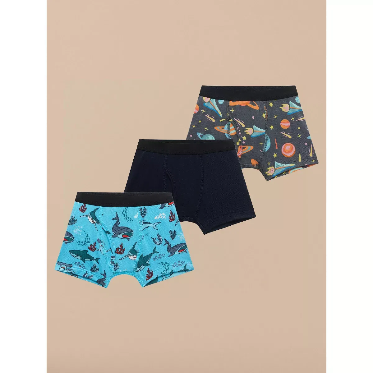 Детское белье для мальчиков с принтом Jawsome Pack MeUndies, Jawsome Pack