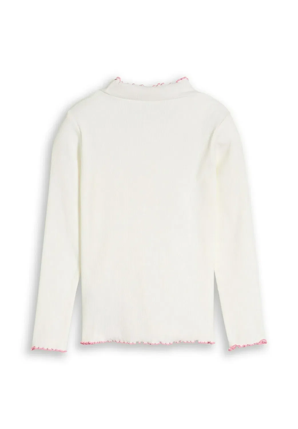 Футболка langarmshirt mit rippstruktur - топ с длинными рукавами Tom Tailor, Whisper White — фото 2