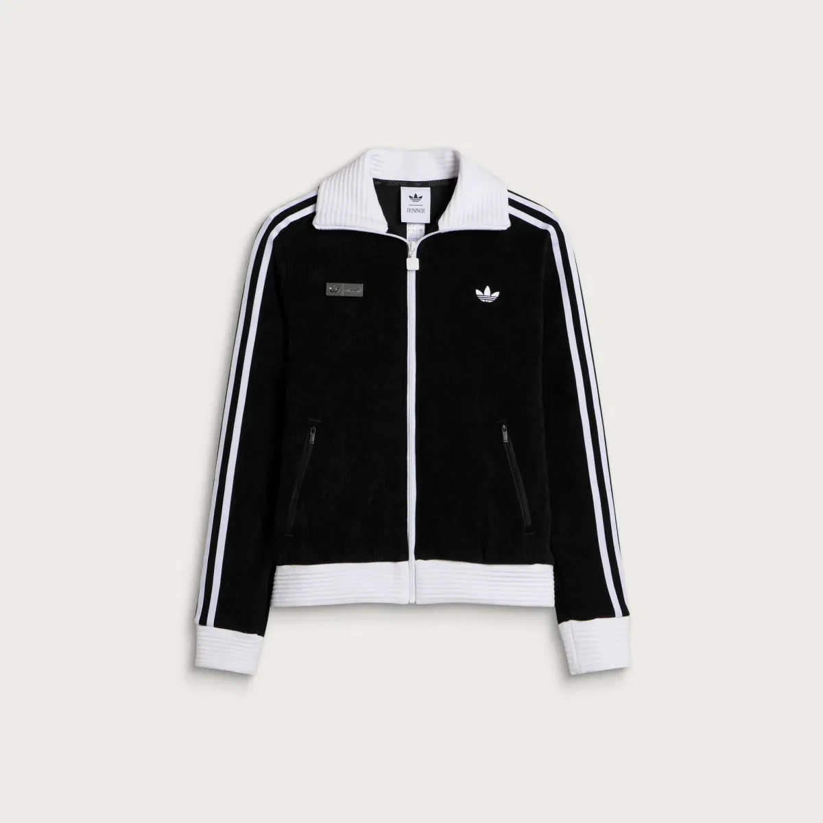 Топ с воротником-стойкой из трикотажа X Jennie Fan OG Adidas, Black