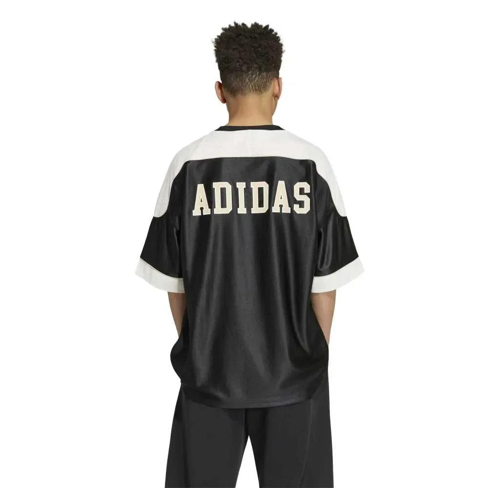 Футболка с коротким рукавом V-образным вырезом Adidas Stadium Jersey Adidas, черный — фото 2