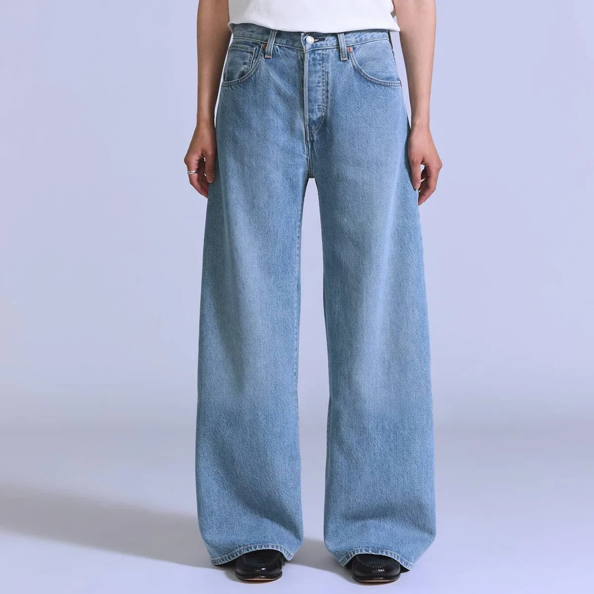 Женские джинсы максимального свободного кроя Levi's, Marquis - Blue — фото 2