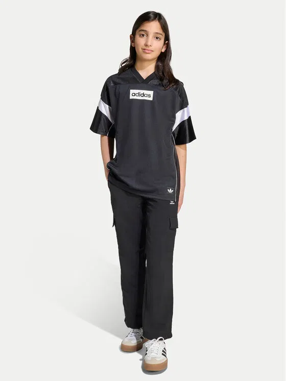 Футболка loose fit Jersey Adidas, черный — фото 2