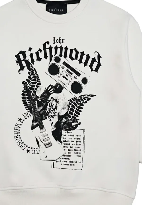 Толстовка John Richmond, белый — фото 3