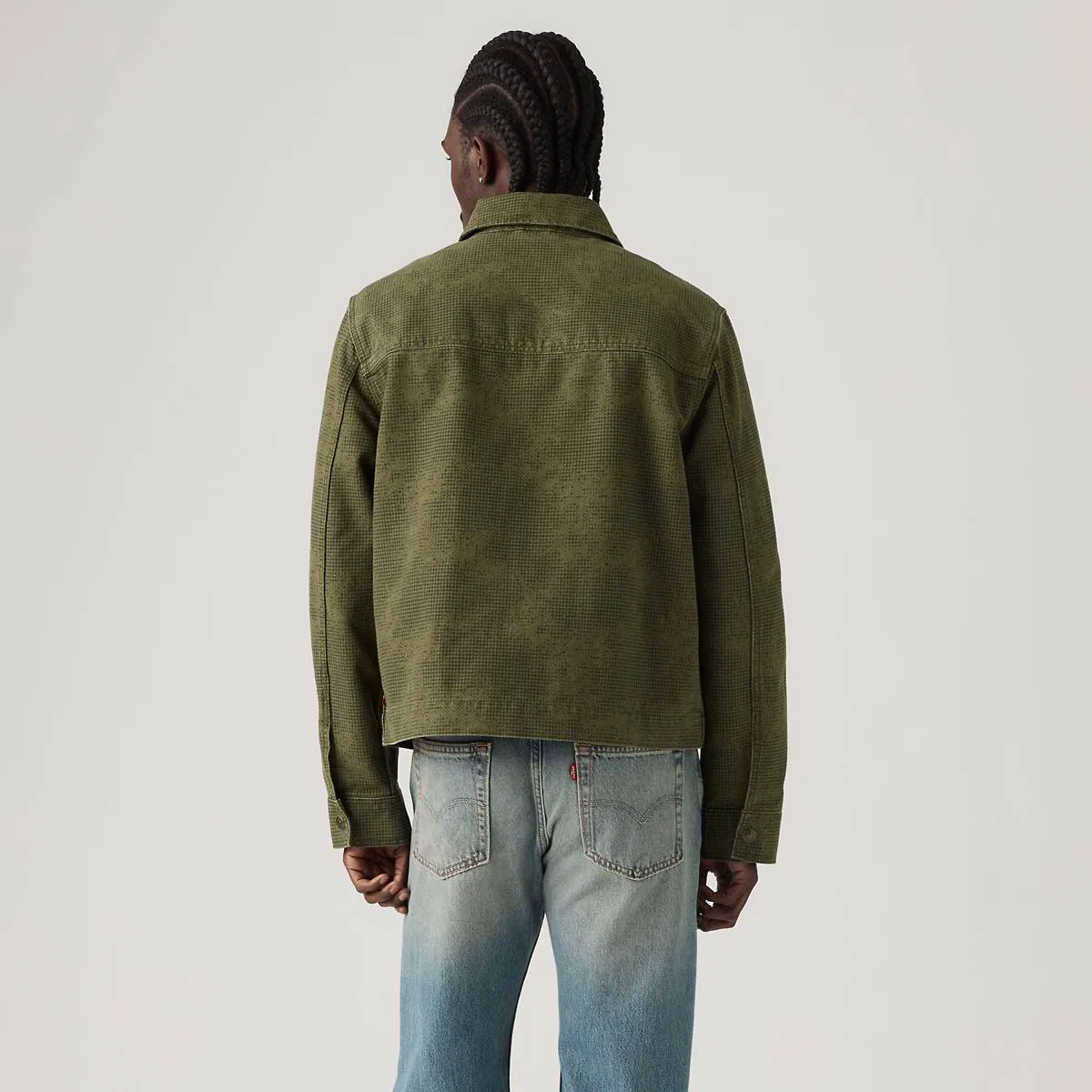 Куртка Cristobal garage Levi's, Jude Texture Camo Rosin - Green — фото 4