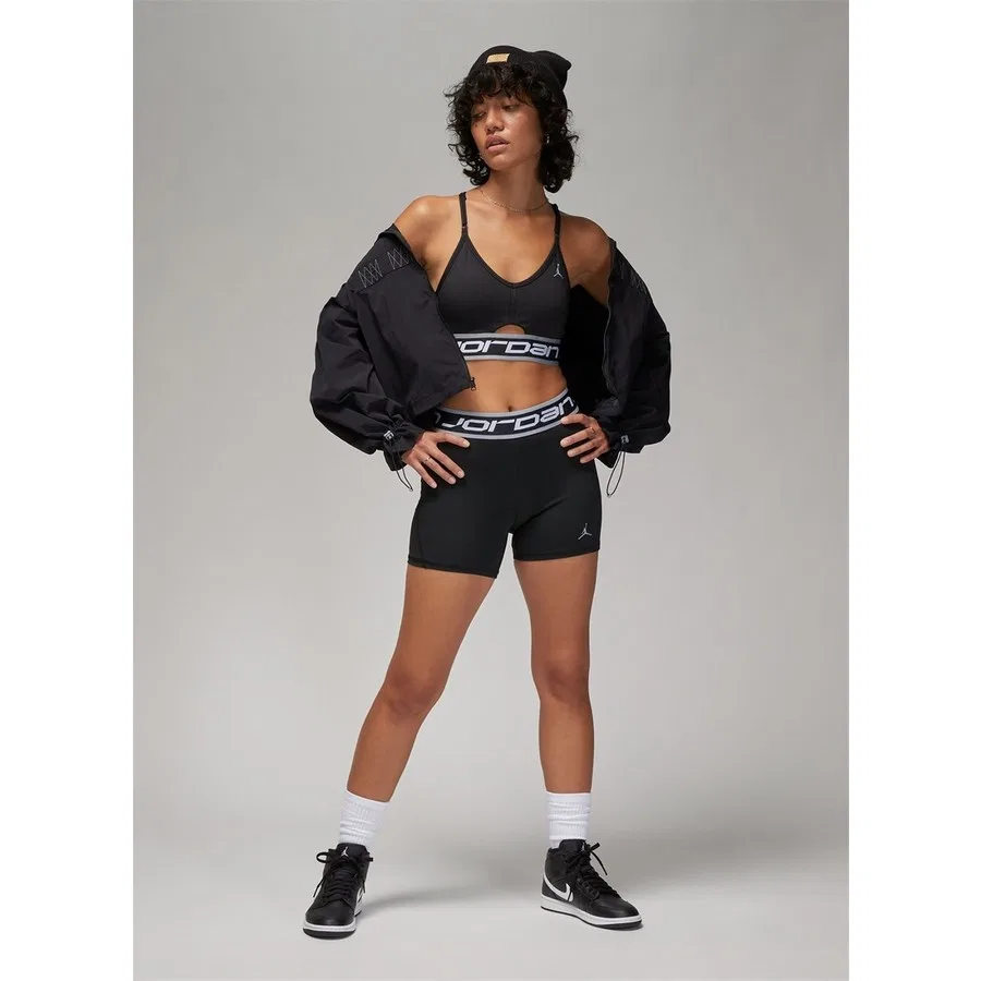 Спортивный бюстгальтер без рукавов Nike J SPT Logo Bra, L, Черный