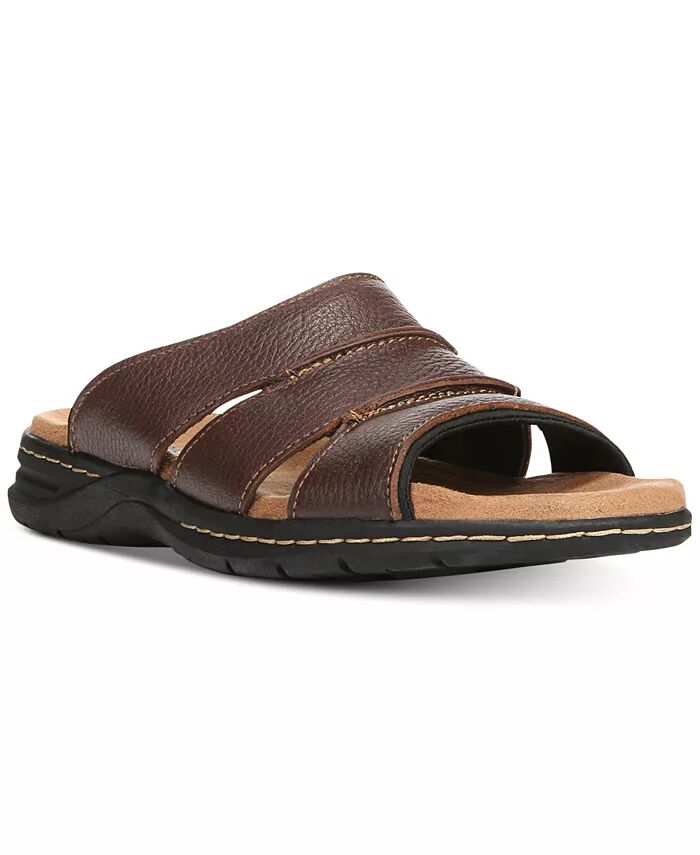 

Мужские кожаные шлепанцы Gordon Dr. Scholl's, коричневый