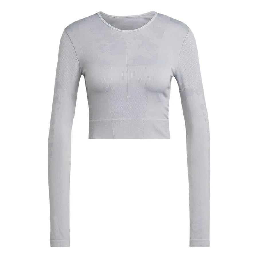Женская футболка с длинным рукавом Asmc Tst S Ls adidas, Серый — фото 2
