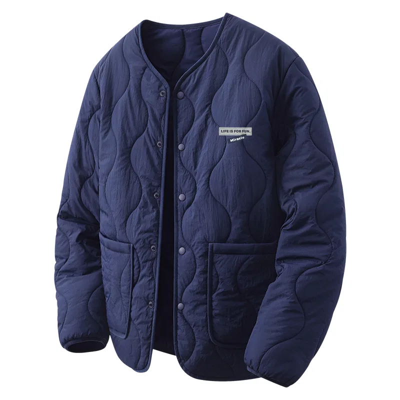 Утепленная куртка-пуховик Детская MINISO, Volumizing Thermal Navy Blue