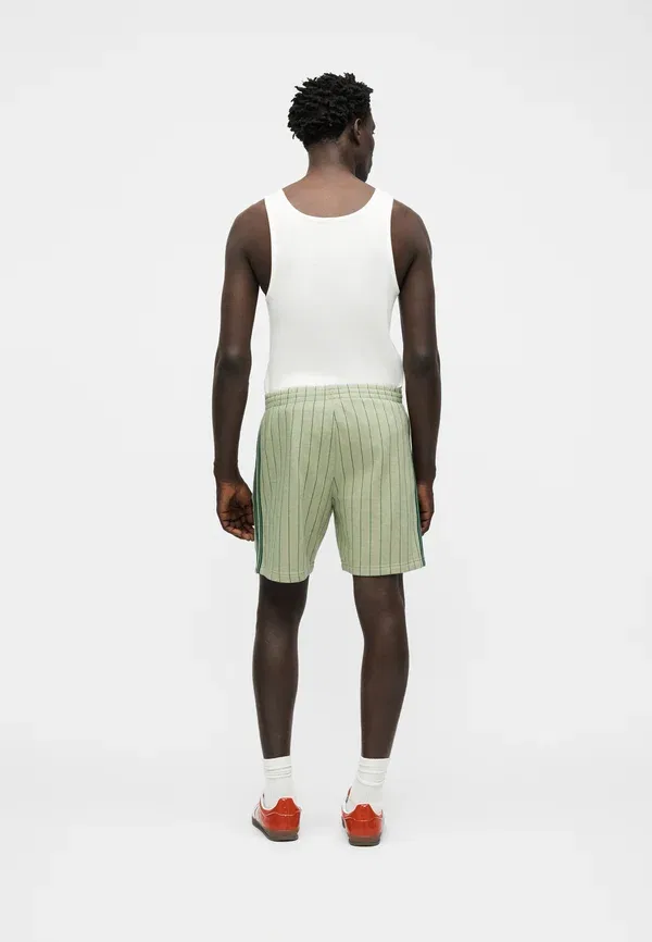 Шорты в тонкую полоску, унисекс Adidas Originals, светло-зеленый — фото 3