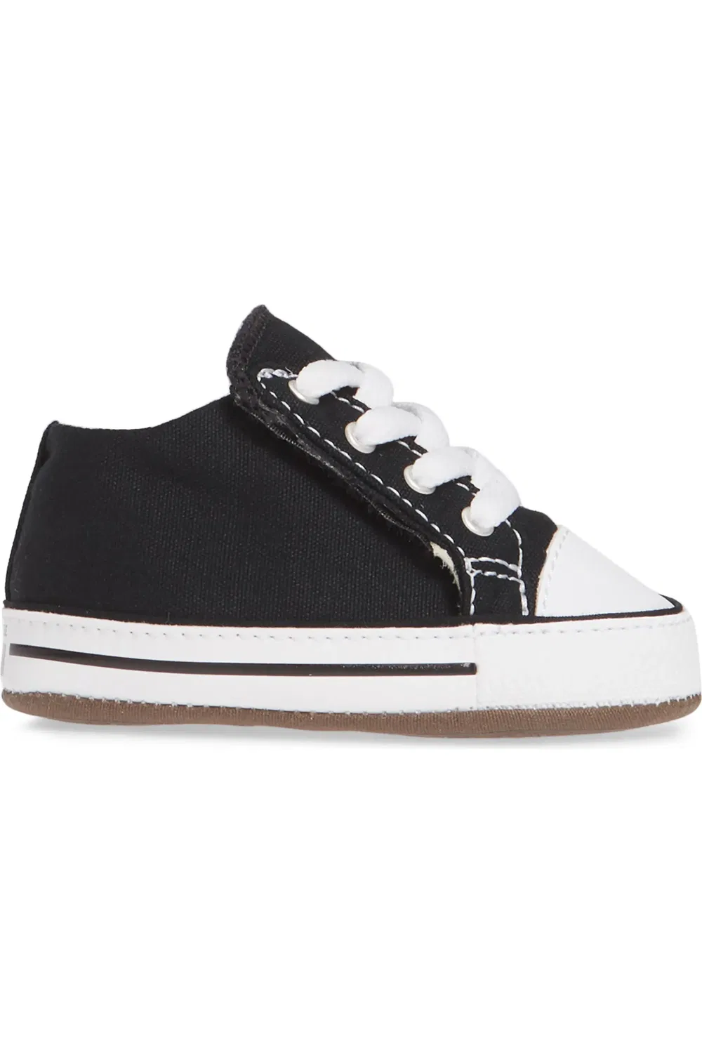 Кроссовки для малышей на липучке Chuck Taylor All Star Cribster Converse, Black/Natural Ivory/White — фото 3