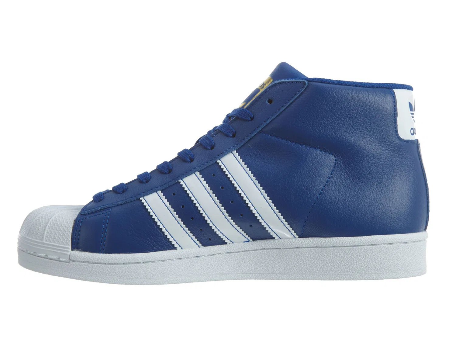 Детские кроссовки для мальчиков Pro Model J Adidas Originals, Collegiate Royal White Metallic Gold — фото 4