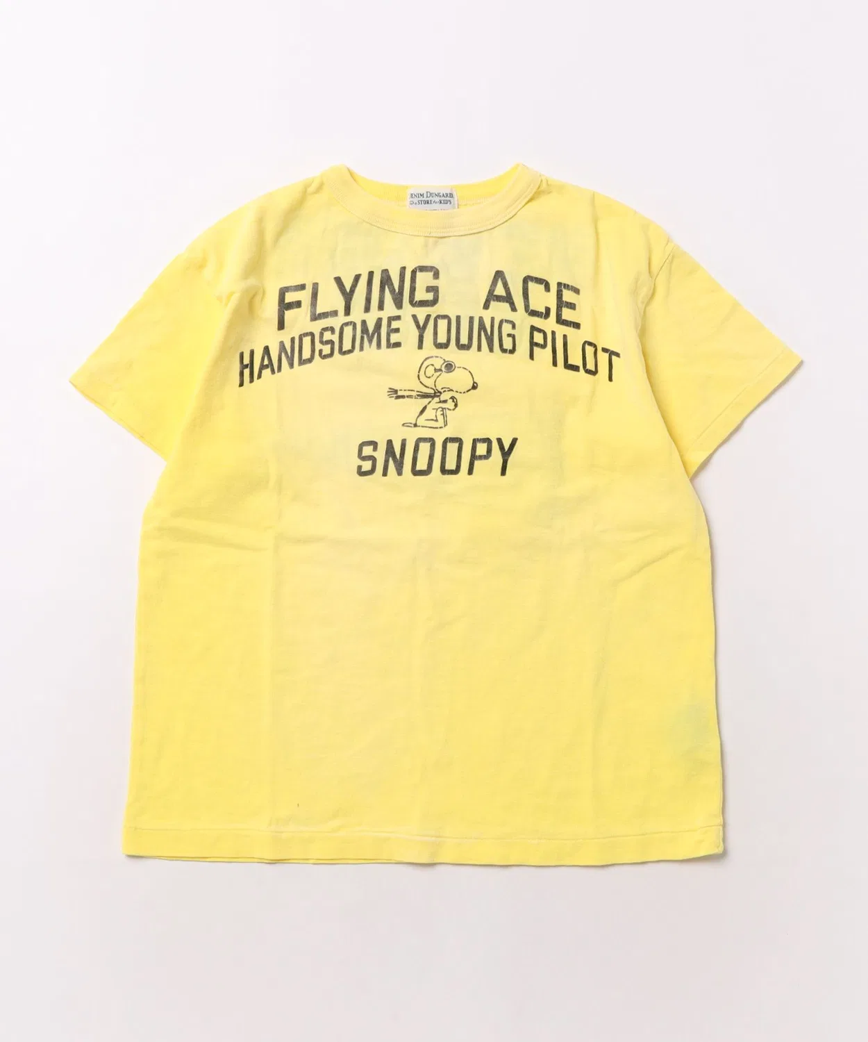 Детская футболка с принтом SNOOPY HERO DENIM DUNGAREE, Yellow — фото 2