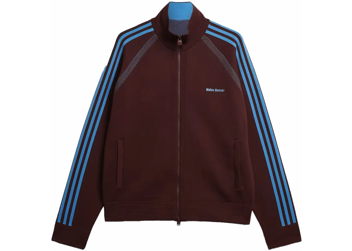 Мужская куртка с длинным рукавом Adidas x Wales Bonner Statement Knit Track Top, Mystery Brown
