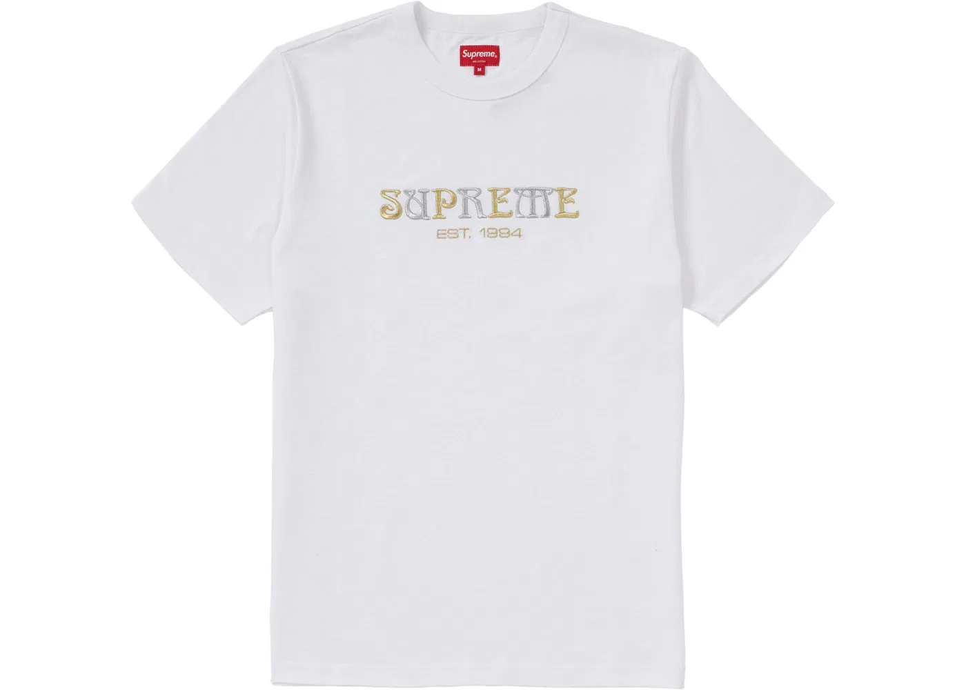 Мужская футболка Supreme Nouveau Logo Tee, White