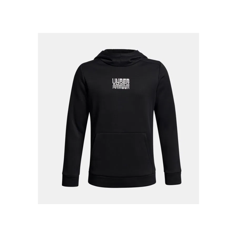 Детский свитшот с капюшоном Armour Fleece Retro Under Armour, Черный