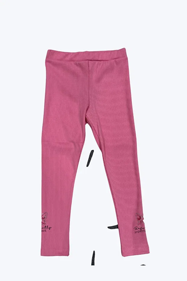 Детские леггинсы для девочек хлопковые облегающие Butik1Avm, Pink — фото 4