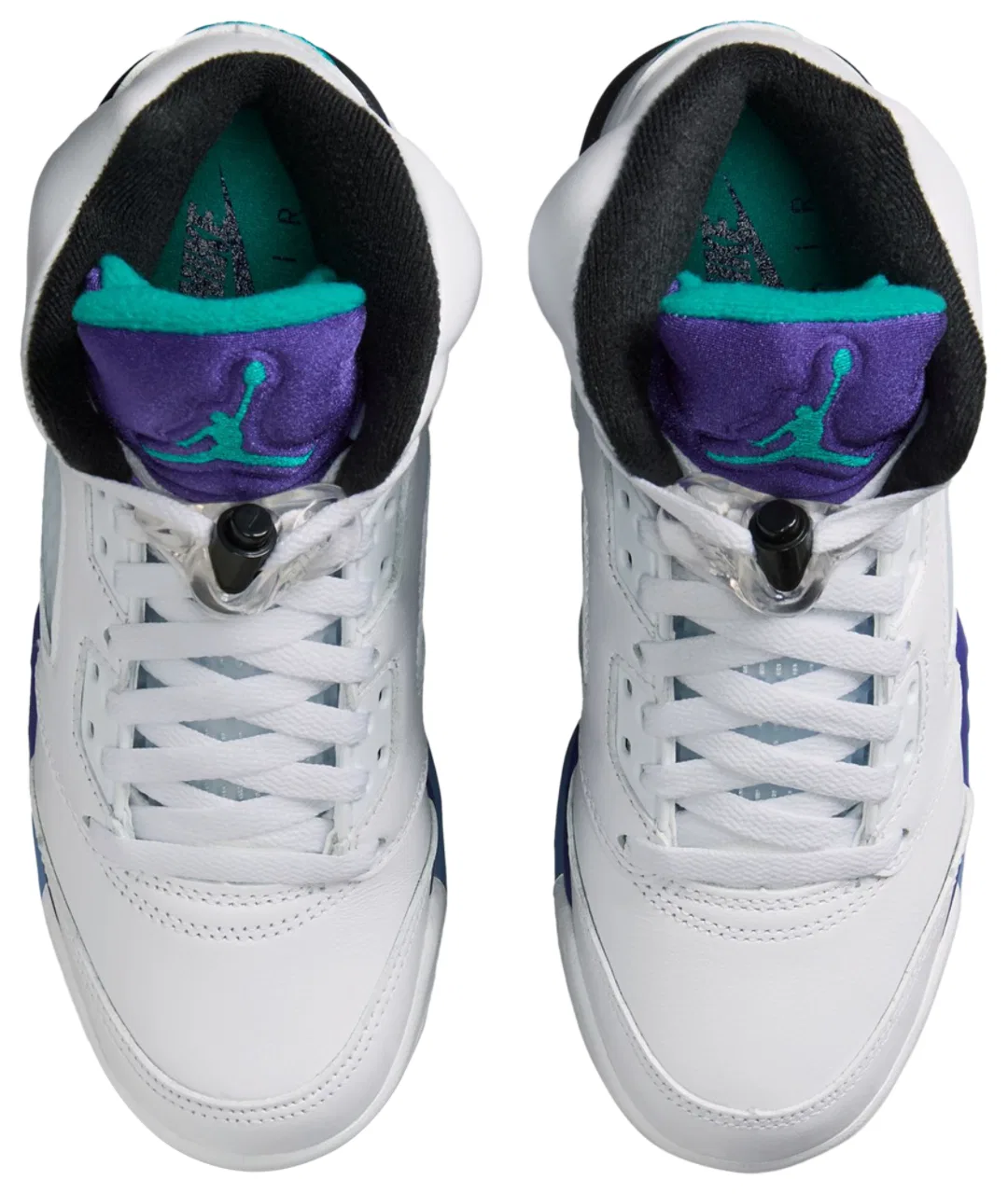 Кроссовки для мальчиков Air 5 Retro OG Jordan, цвет White/Purple — фото 4