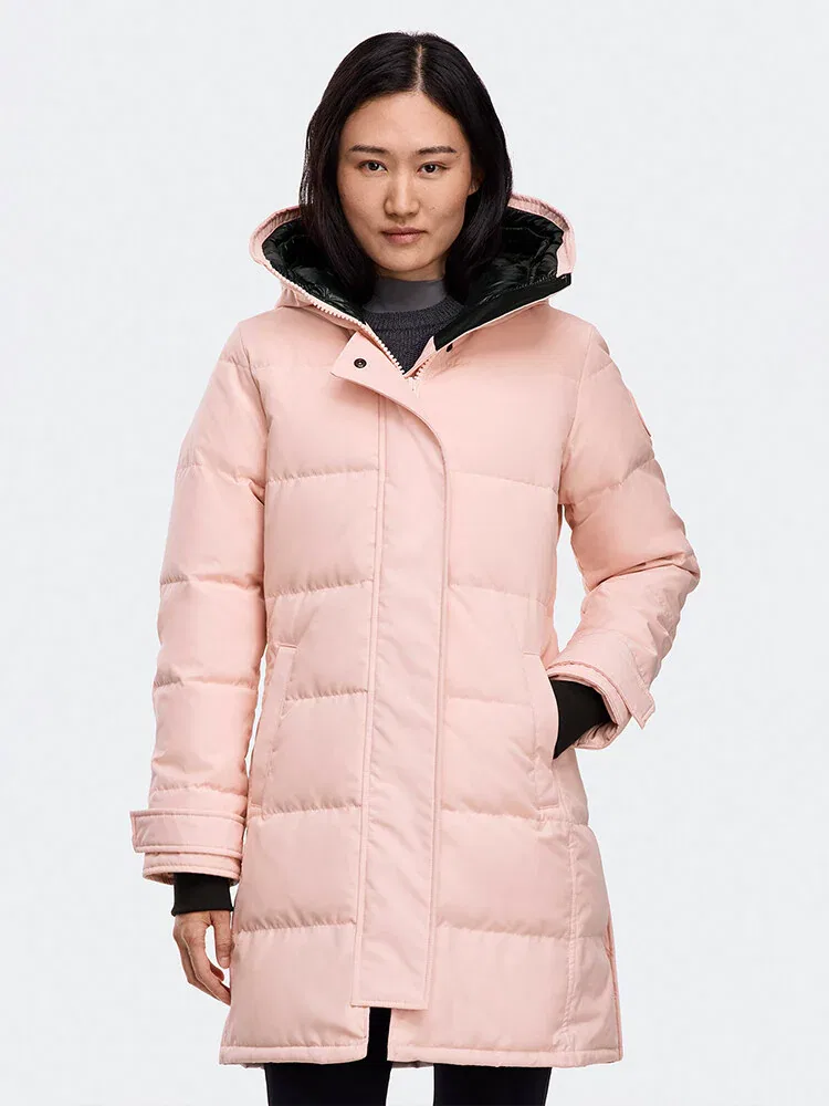 Пуховик женский Shelburne Parka CANADA GOOSE, Melange Pink