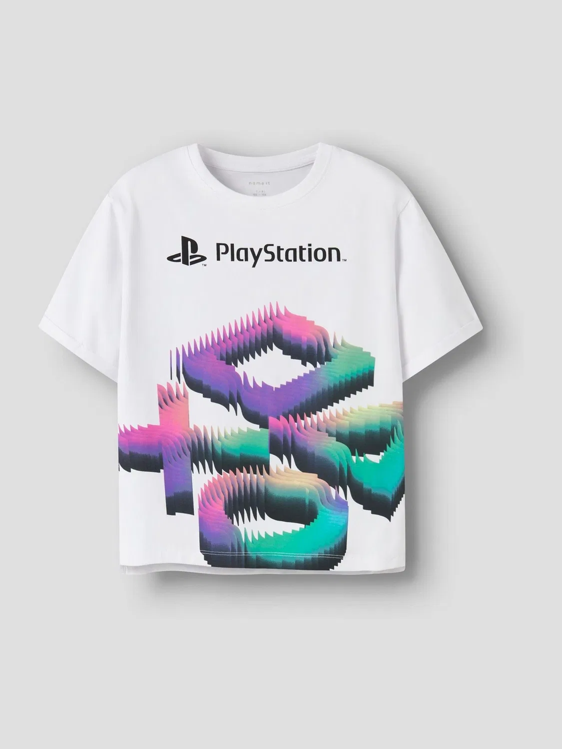 Футболка с принтом PlayStation Name It, белый