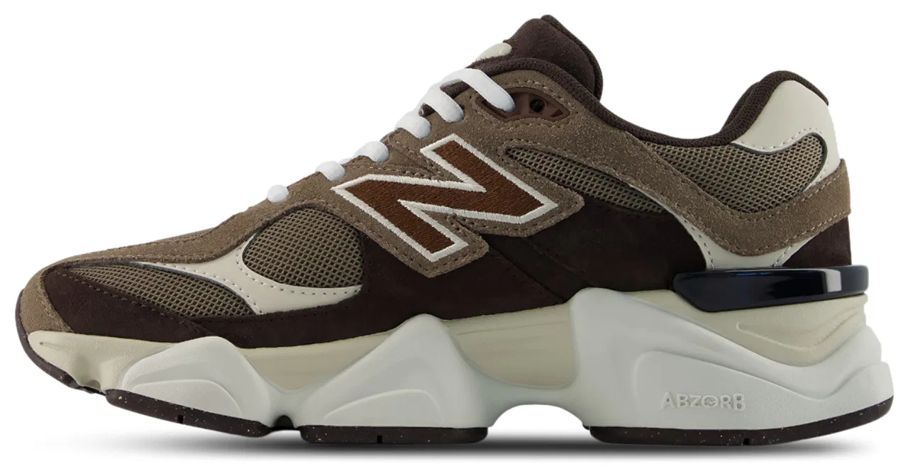 Кроссовки для мальчиков 9060 New Balance, коричневый — фото 2