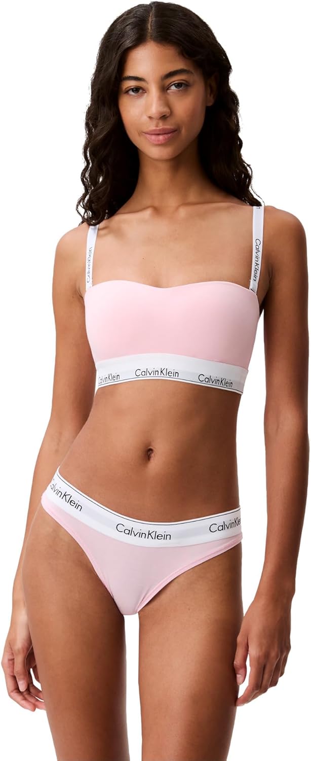 

Современные женские хлопковые стринги Calvin Klein, Buff Pink