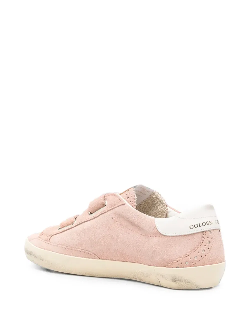 Кроссовки Old School со звездными нашивками Golden Goose Kids, розовый — фото 2