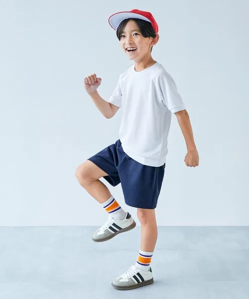 Детская футболка с коротким рукавом, хлопковая, модель School Gym Top, devirock, White — фото 4