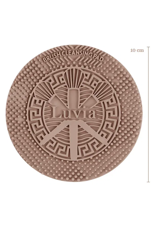 Косметический аксессуар для чистки кистей Brush cleansing pad Luvia Cosmetics, Coffee 40 г, кофейный — фото 4