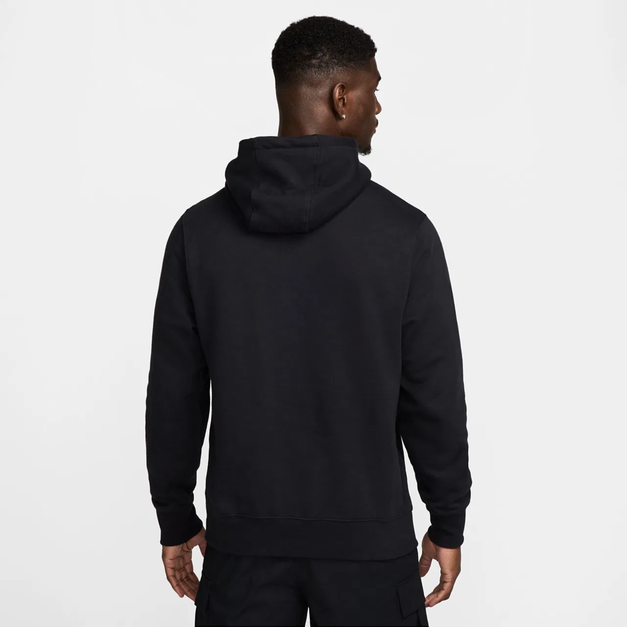 Мужское худи Chi Club Pullover BB Nike, черный/белый — фото 2