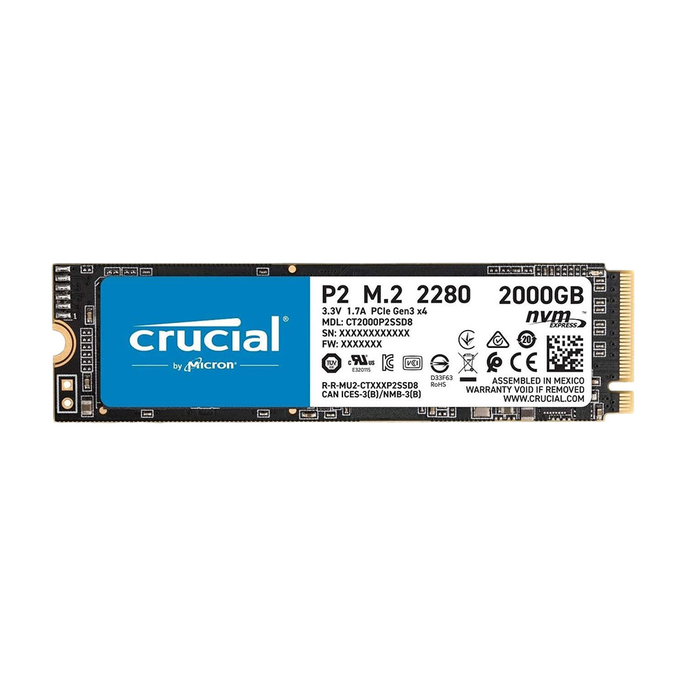 

Твердотельный накопитель Crucial P2, 2TB, M.2 SSD