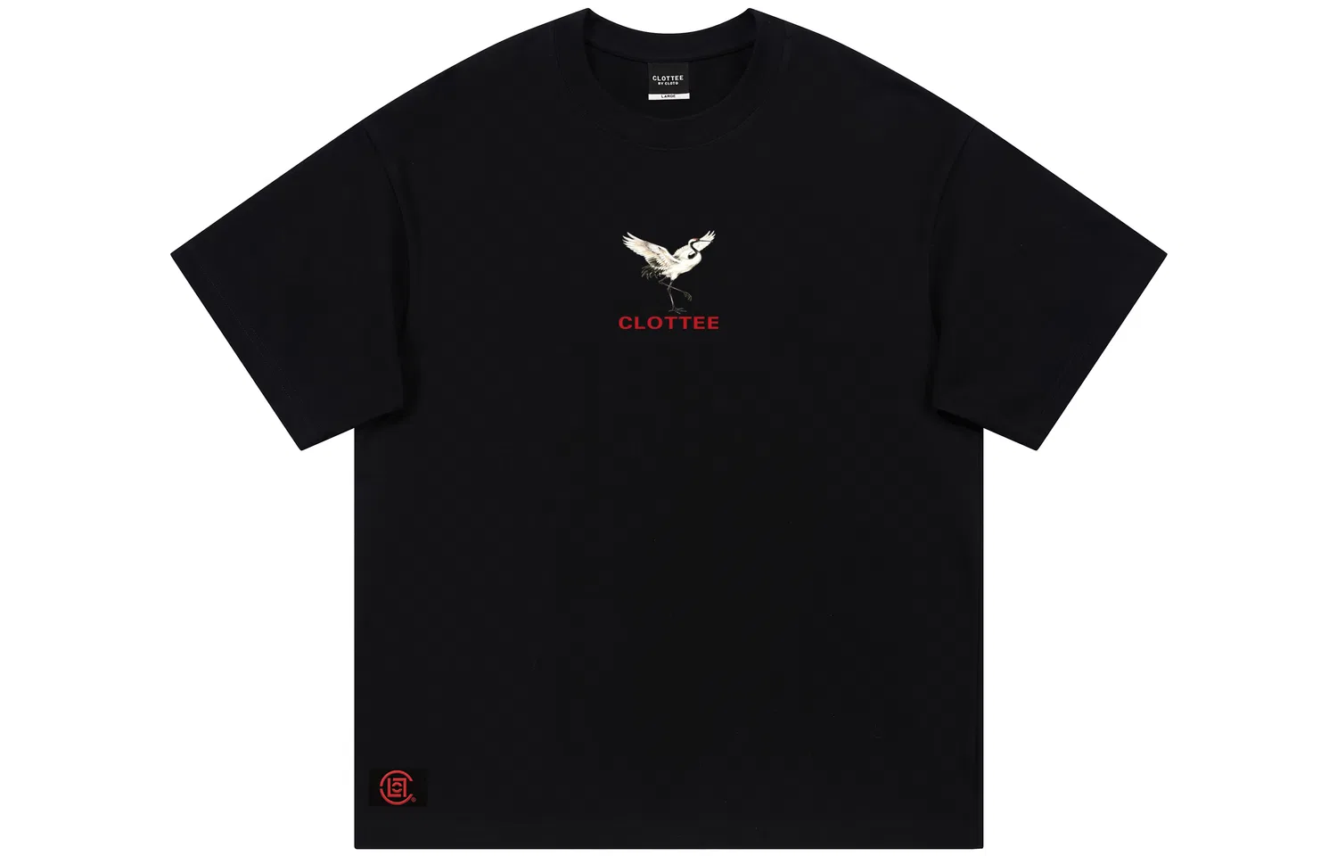 Детская футболка с круглым вырезом CLOT, Navy Blue Heavyweight 100% Cotton — фото 4
