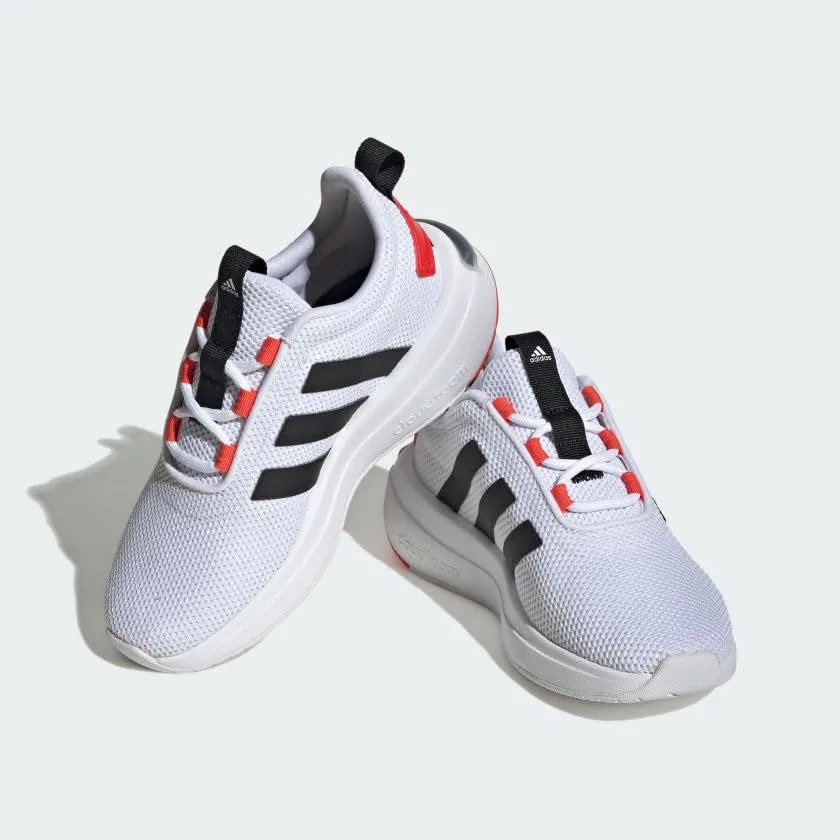 Детские кроссовки с шнуровкой Racer Tr23 Shoes Adidas, White Black Red — фото 4