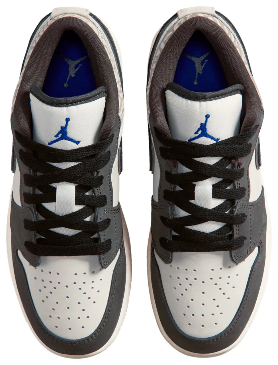 Кроссовки для мальчиков AJ 1 Low SE Jordan, цвет Sail/Game Royal/Deep Pewter — фото 4