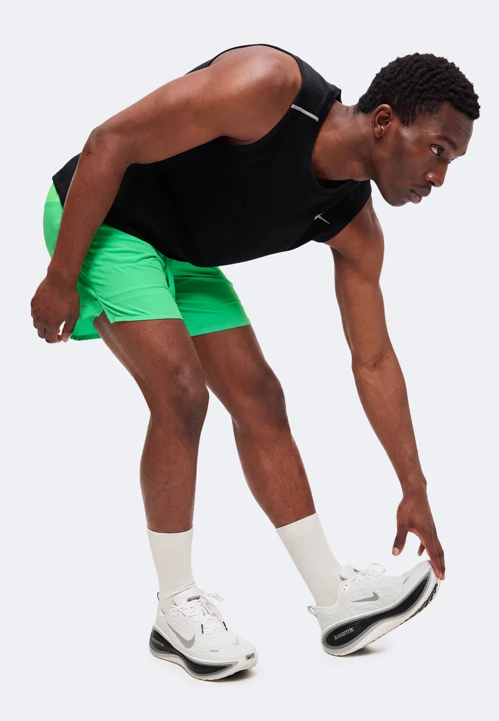 Stride - шорты 2-в-1 Nike Performance, Green Spark — фото 4