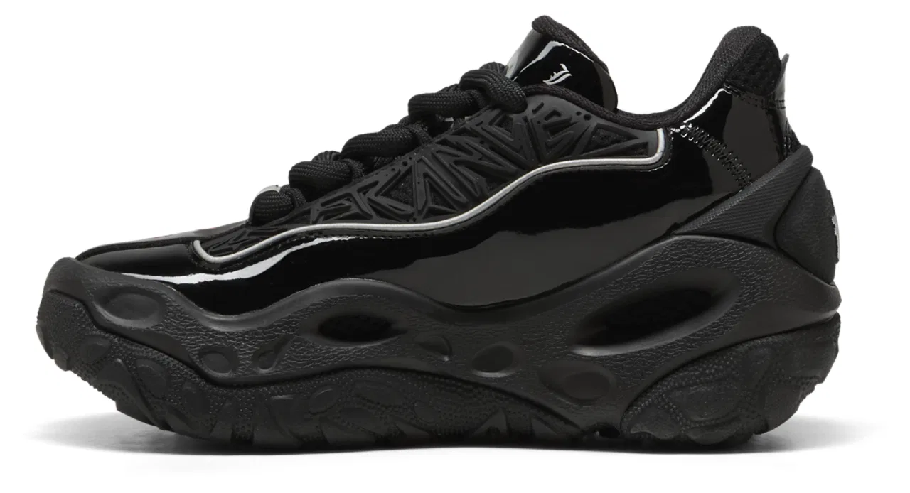 Кроссовки для мальчиков La France RNR Fast & Furious Charger PUMA, цвет Black/Bright Mango/Yellow — фото 2