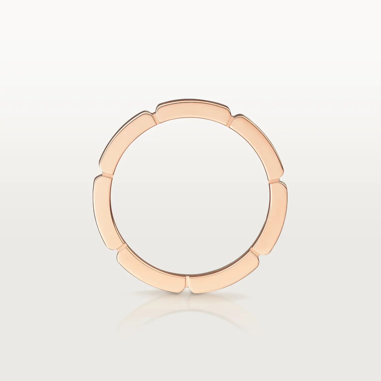 Обручальное кольцо Cartier Maillon Panthere из розового золота — фото 2
