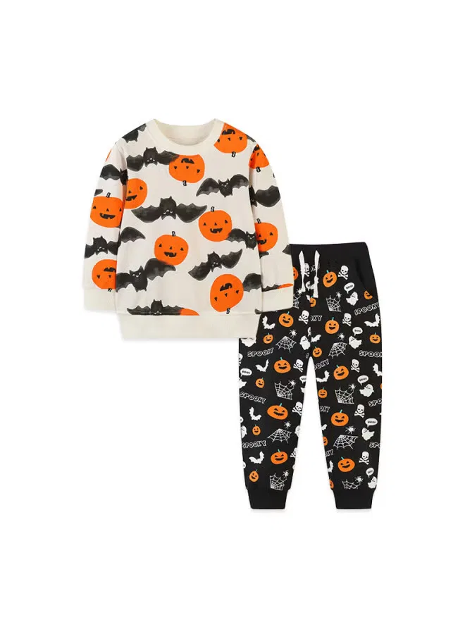 Комплект с принтом тыквы на Хэллоуин, модель Autumn, Aosta Betty Store