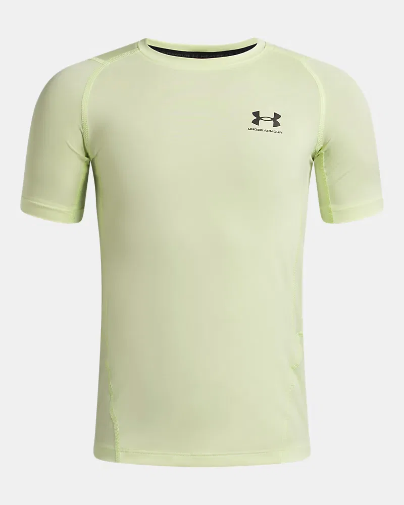 Футболка с коротким рукавом быстросохнущая HeatGear Armour UnderArmour, Fade Green/Black