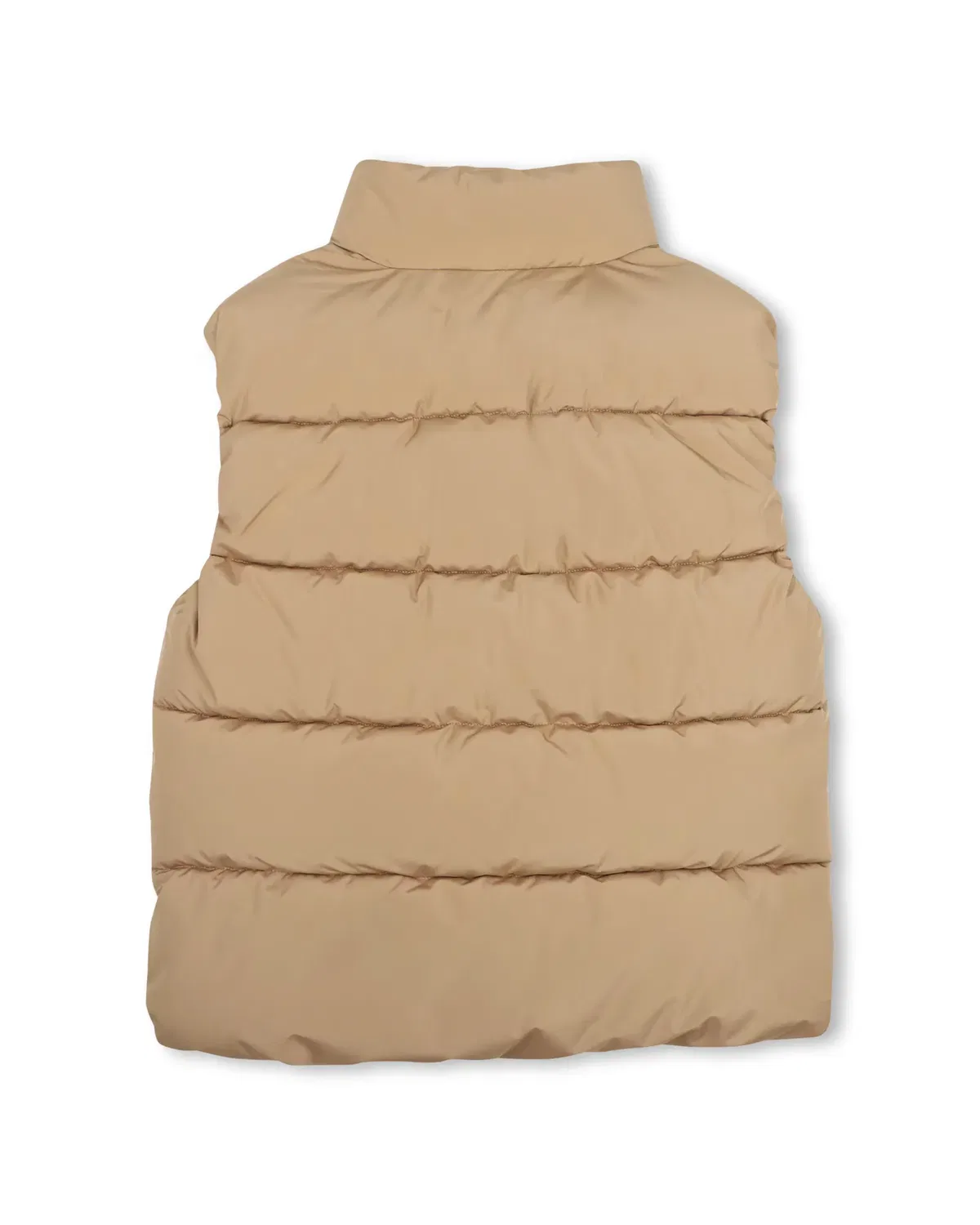 Детский жилет для мальчиков стеганый BOSS Kidswear, Light Brown — фото 3