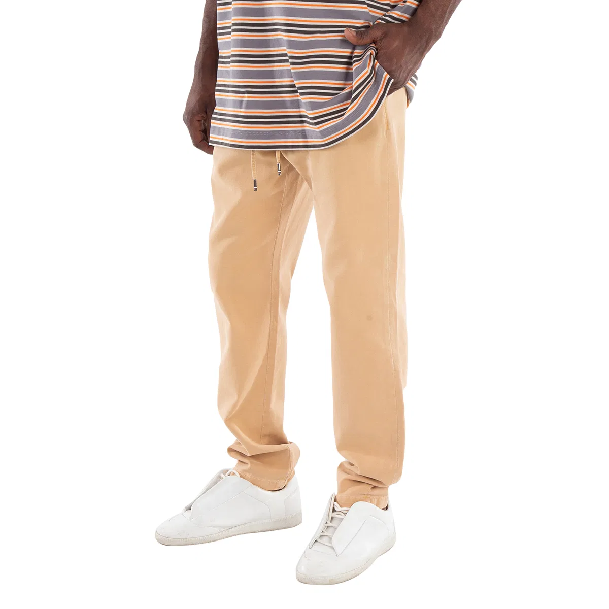 Брюки спортивные с эластичным поясом Harlem Stretch Cotton Tommy Hilfiger, Khaki — фото 2
