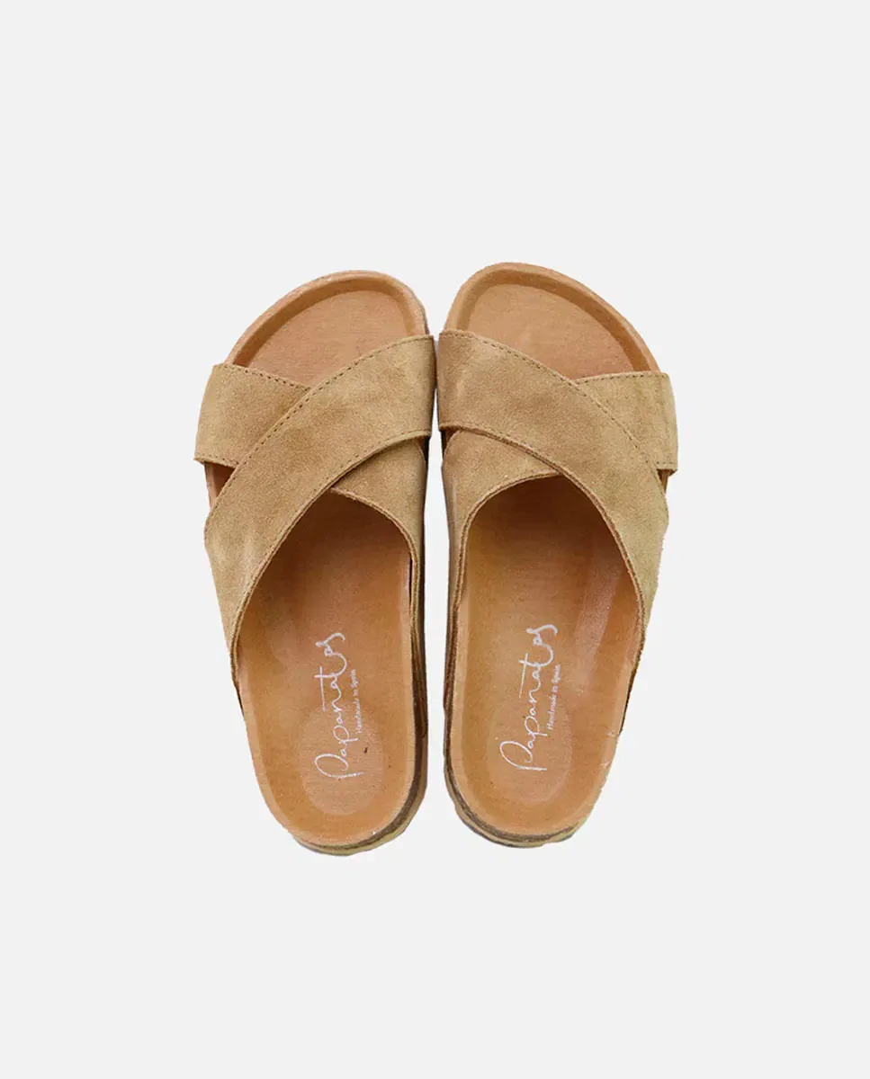 Детские сандалии из кожи с моделью Eli 1957, Camel — фото 4
