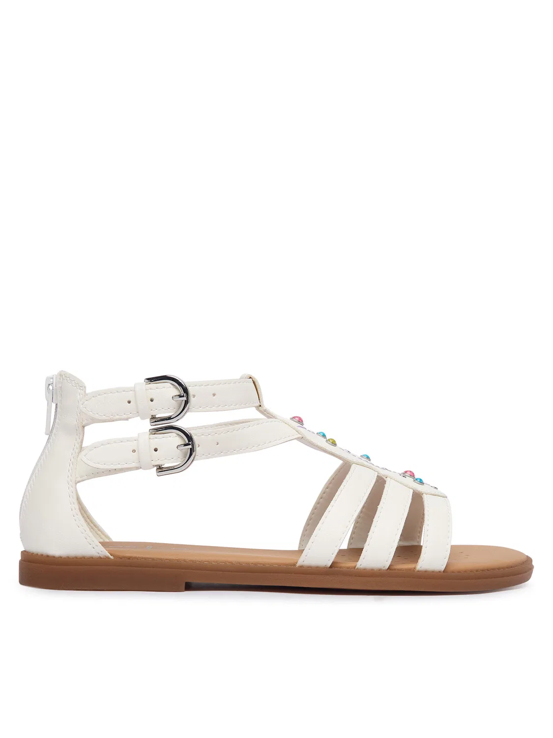 Сандалии для девочки Jr Sandal Karly Geox, белый