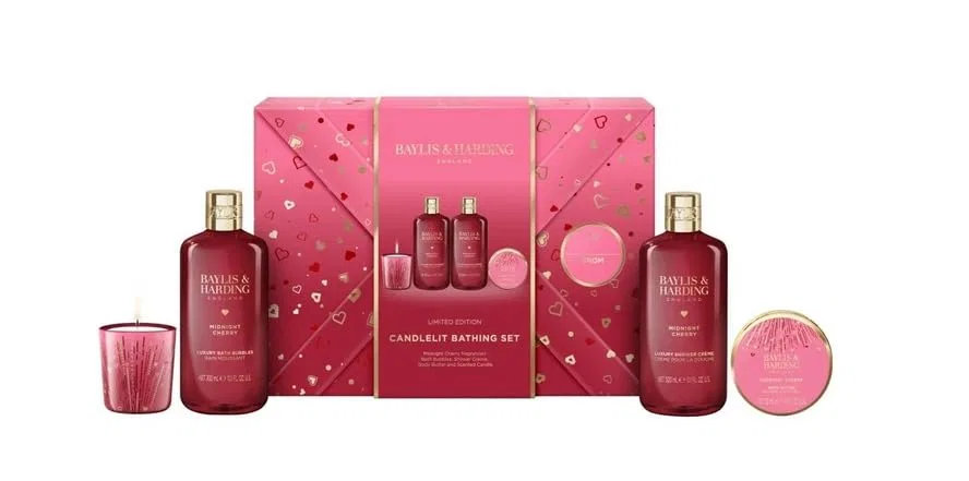 Набор средств по уходу за телом Baylis & Harding Midnight Cherry, 4 предмета — фото 2