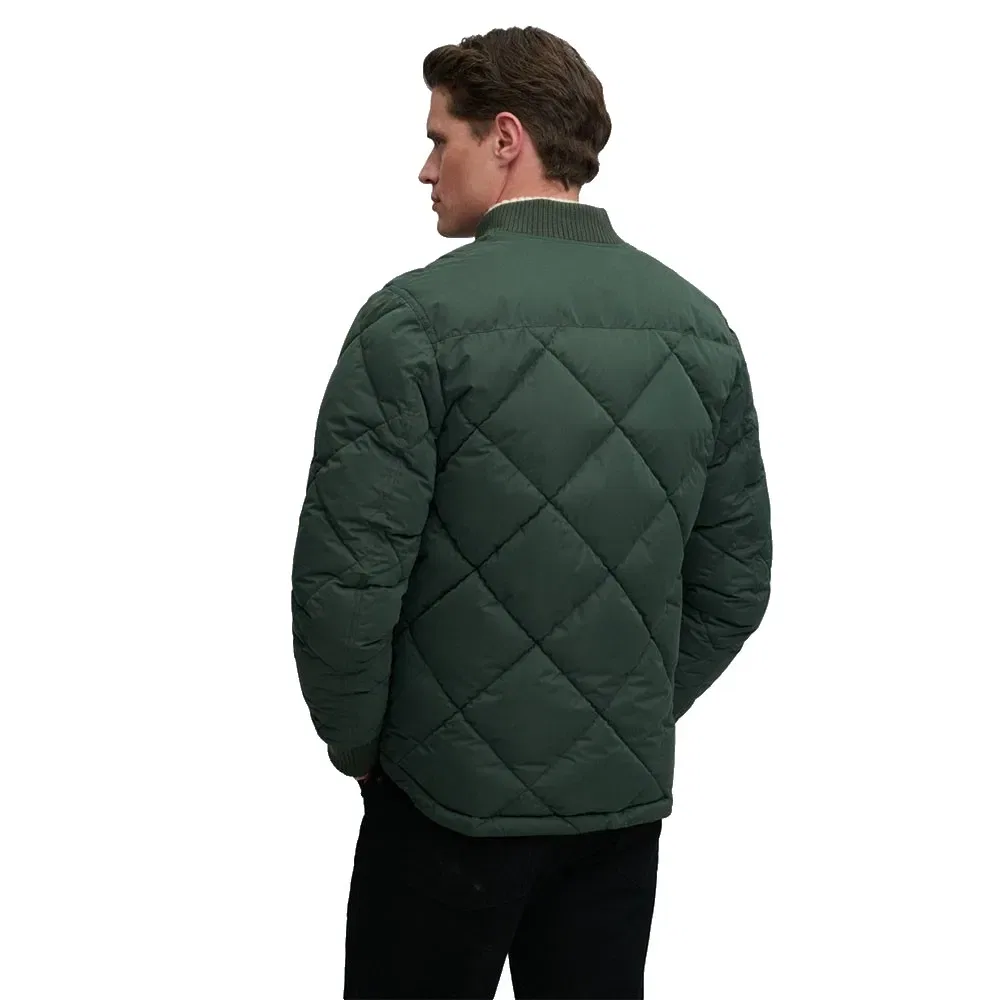 Мужская куртка Diamond Quilt Superdry, Green — фото 2