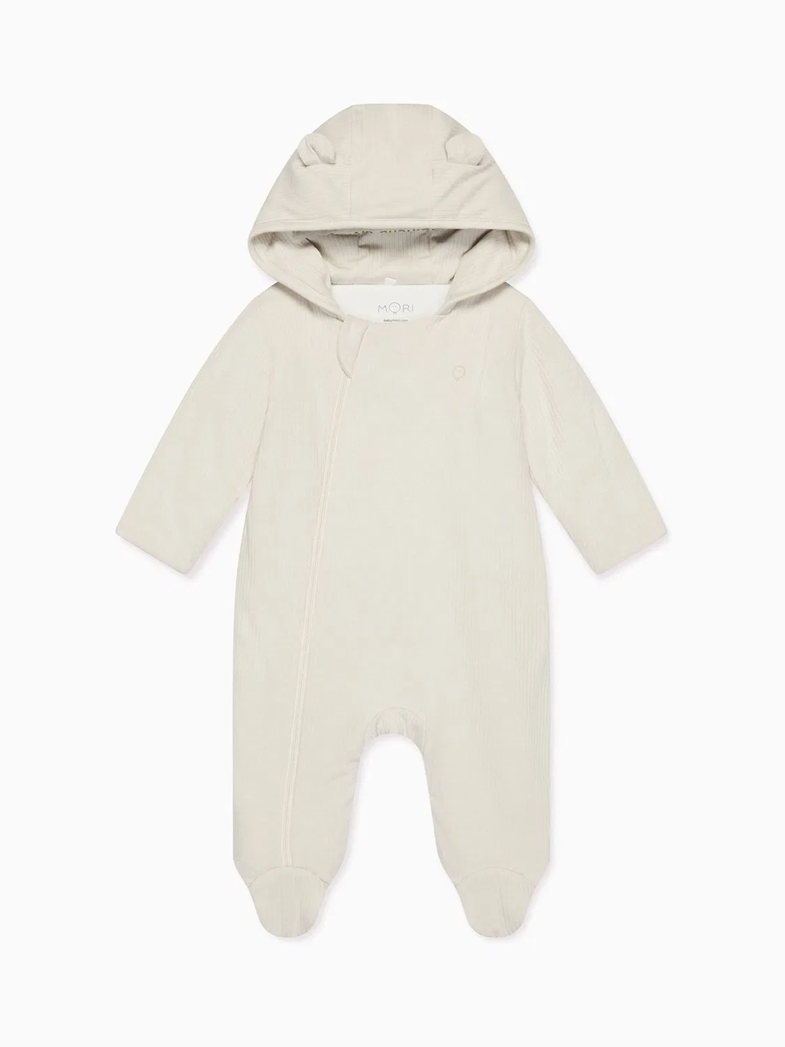 Комбинезон Ribbed Pramsuit Mori, Cream — фото 3