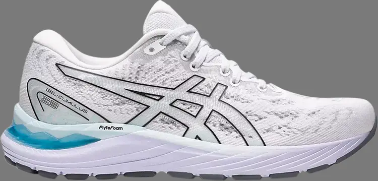 

Кроссовки wmns gel cumulus 23 'white black' Asics, белый